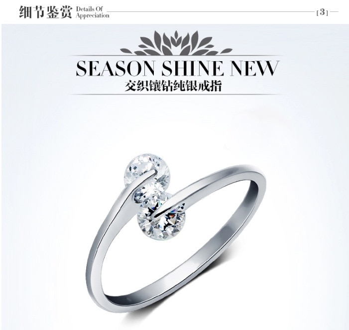 Bague en argent Sterling 100% pour hommes et femmes, grosse bague en perles de cristal, bijou unisexe, 925 vrai,