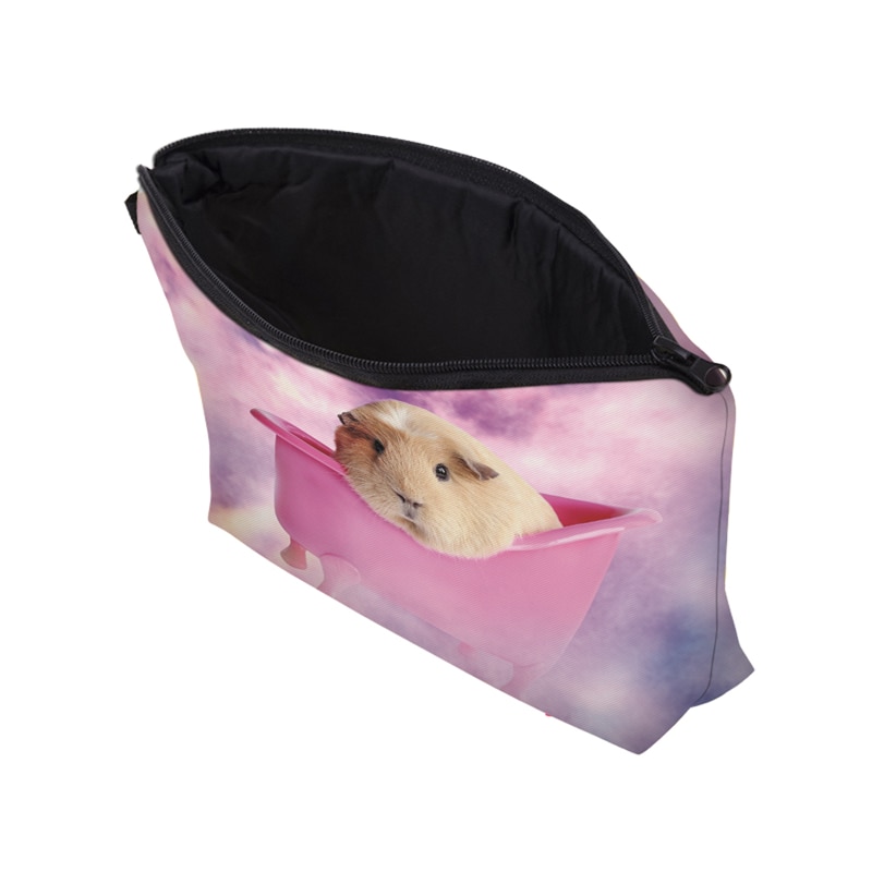 DAOXI Women Toiletry Bag 3D Animal Printing Portable Large Cosmetic Organizer for Travelling Necessaries