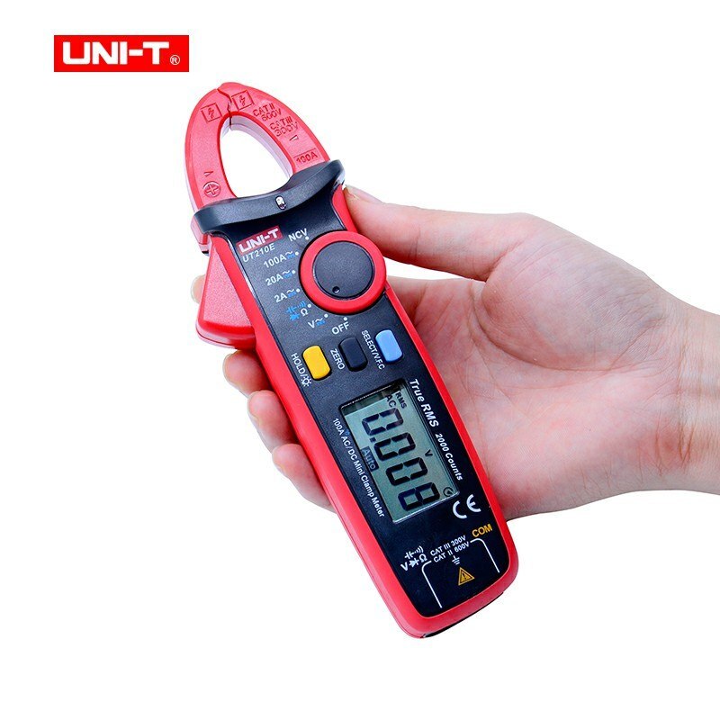 True RMS UNI-T UT210A/B/C mini multimeter digital clamp multimeter dc voltimetro amperimertro UNI T UT 210E dc clamp meter
