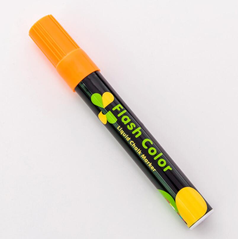 24 teile/los Fluoreszierende Platte Textmarker Stift Kreide Marker Stifte Glas Licht Tafel Malerei Kunst Marker Stift Schule Liefert: ju