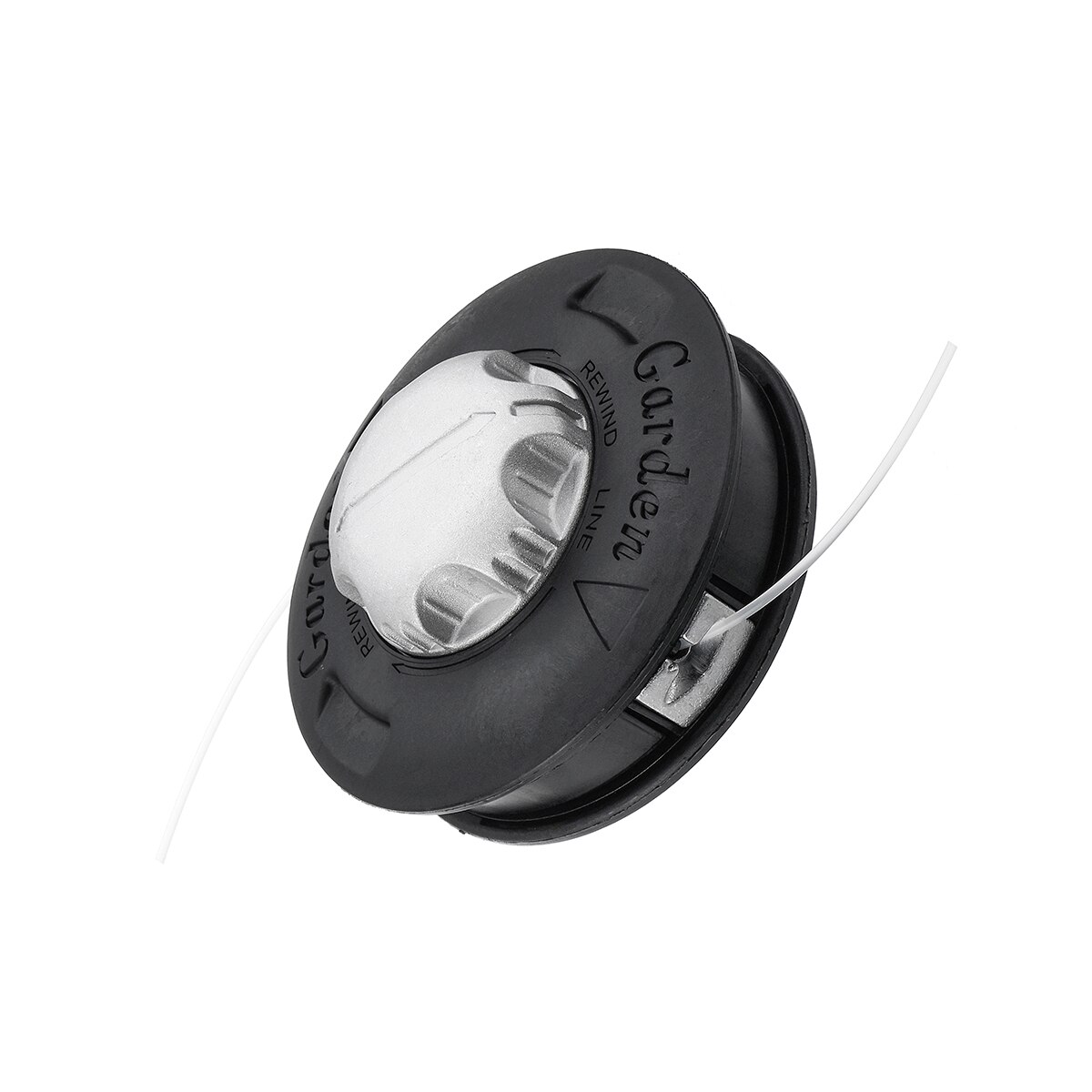 Universal Grass Trimmer 2 Lines Cutter Head Thread M10 Aluminum Nylon Brush Mower Bump Spool Line String Saw Grass Brush Mower