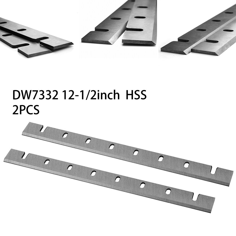 2pcs Planer Blades Kit 12-1/2 Inch Planer Replacement For DW7332 DW733