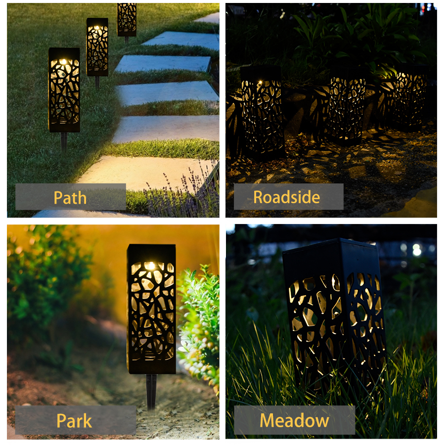 Led Solar Gazon Verlichting Buiten Solar Tuin Decoratie Lamp Waterdicht Voor Tuin Landschap Patio Loopbrug Verlichting