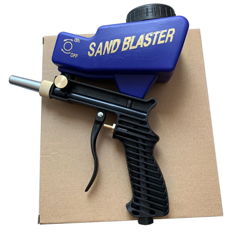 Anti-rust Protection Air Spot Sand Blaster Gravity Feed Sandblasting Handheld