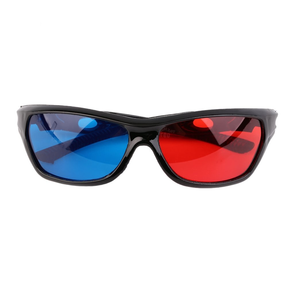 Universele 3D Bril Oculos Rood Blauw Cyaan 3D Glas Anaglyph 3D Movie Game Dvd Vision/Cinema