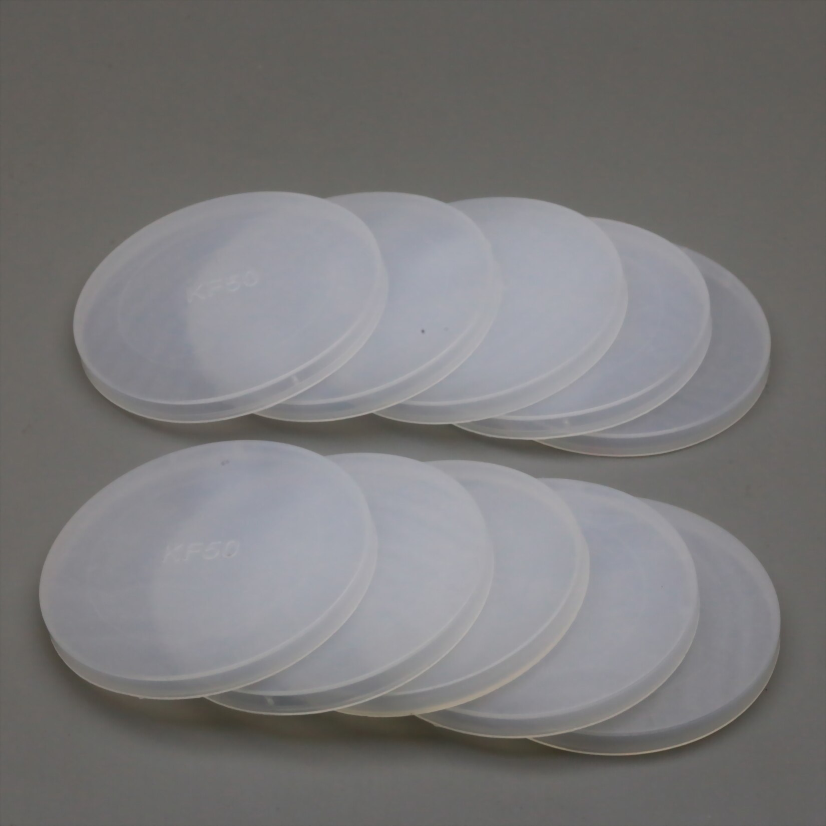 10 pcs ISO-KF50 NW/KF-50 Beschermende stofkap cover boot PE Vacuüm Flenzen Plastic Fitting