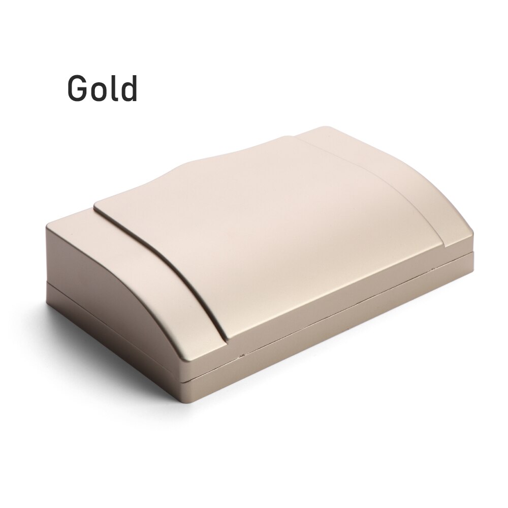 1PC 86 Typ Ochse Nagel-freies Kleber Einfügen Einfache Installation Wasserdichte Kasten Steckdose Wasserdichte Kasten Gremium Tafel schalter Schutz: Gold