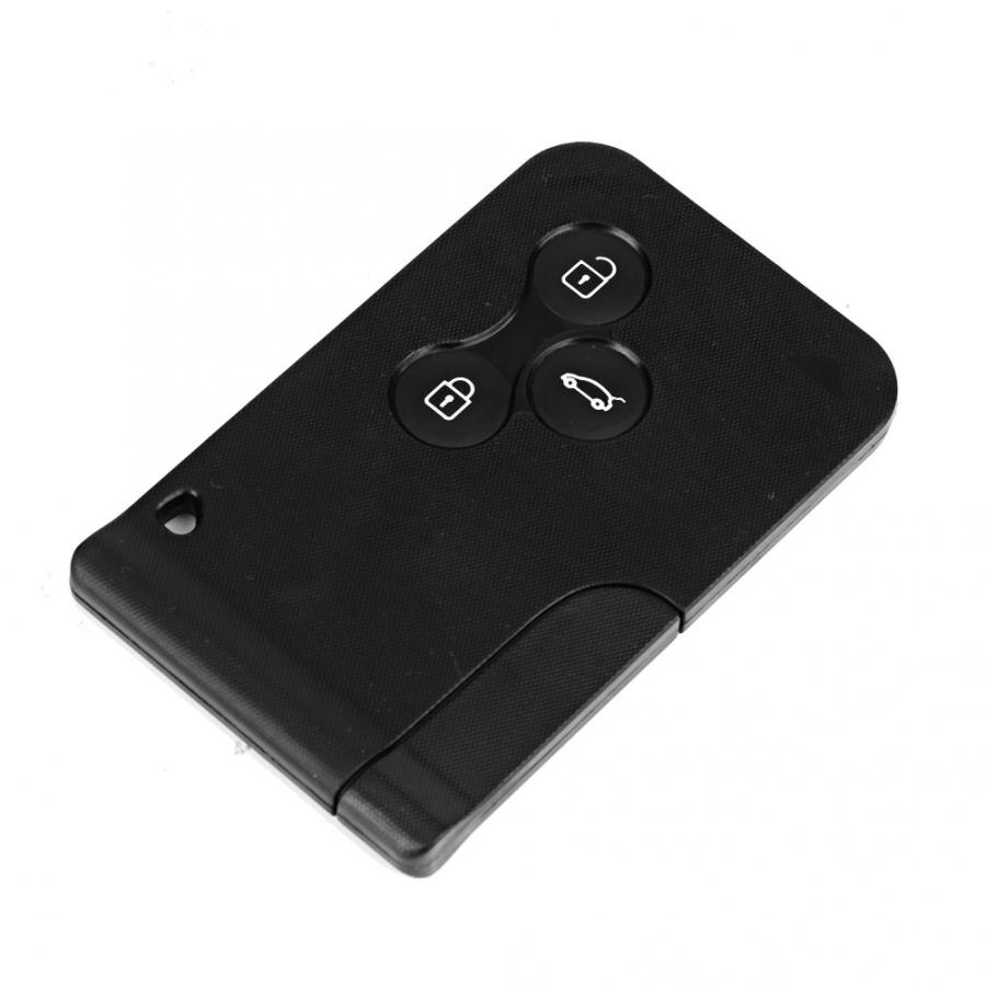 Mini 3 Button Auto Afstandsbediening Smart Key Card Plastic Case Voor Renault Clio Megane 2 3 Koleos Auto Accessoires
