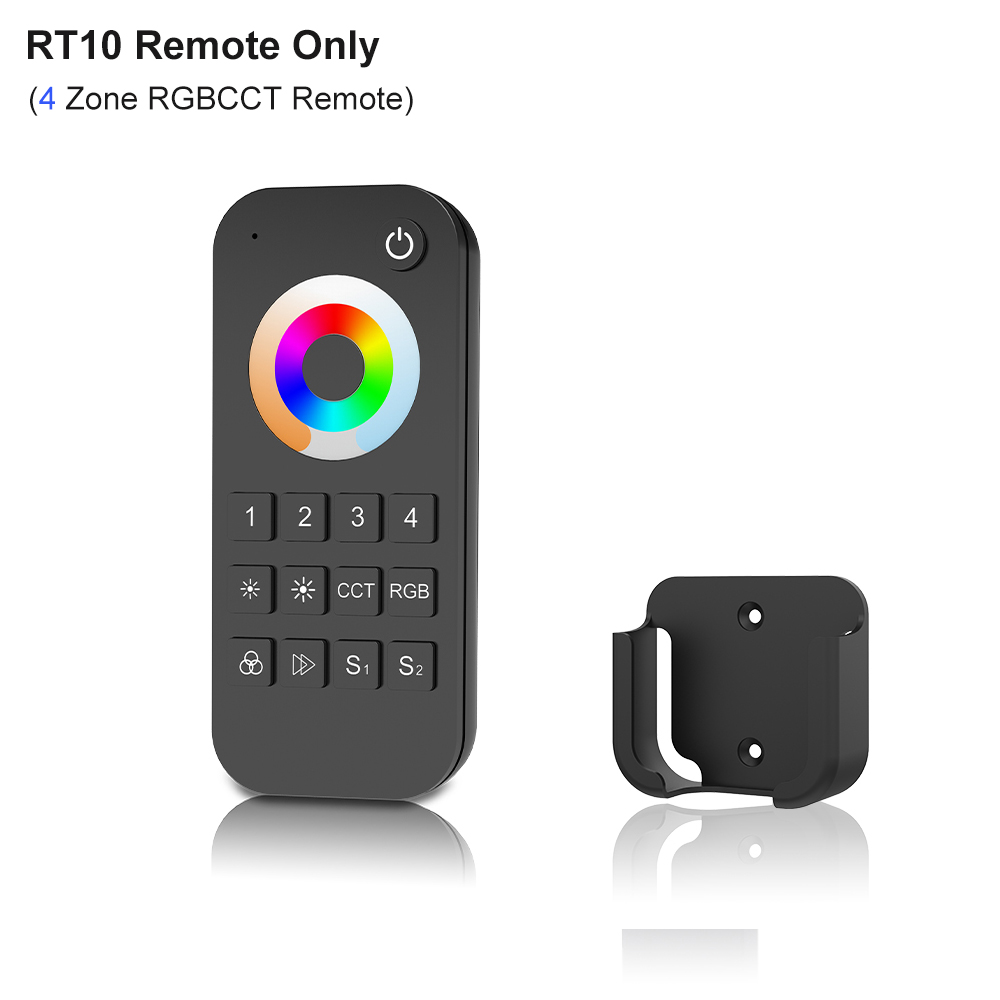 Tuya zigbee led-controller  dc 12v 24v 15a 5 in 1 rgb cct rgbw rgbcct led-streifen-controller  rf 2.4g fernbedienung smart home  wz5: Rt10- rgbcct