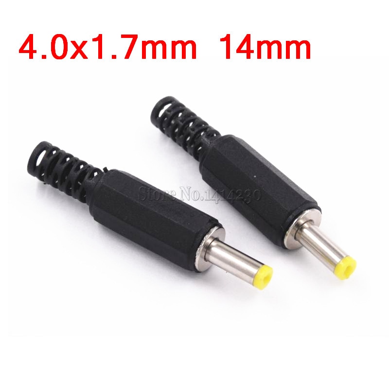 10Pcs DC Plug Male Electrical Socket Outlet DC Outlet 4.0X1.7MM 4.0*1.7