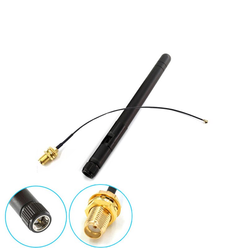 Antenne WiFi Bluetooth 2.4Ghz RP SMA - Double Bande Pour Module Sans Fil