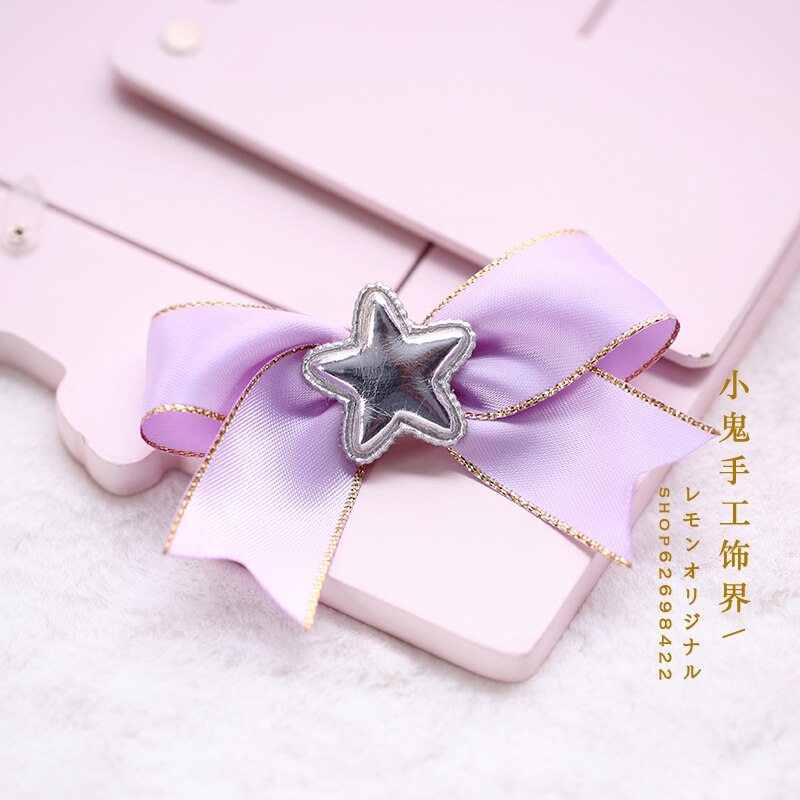 Épingle à cheveux japonaise rose violette faite à la main, nœud mignon et doux, accessoires pour cheveux, coiffure lolita, épingle à cheveux faite à la main: Clip n° . 2 poissons