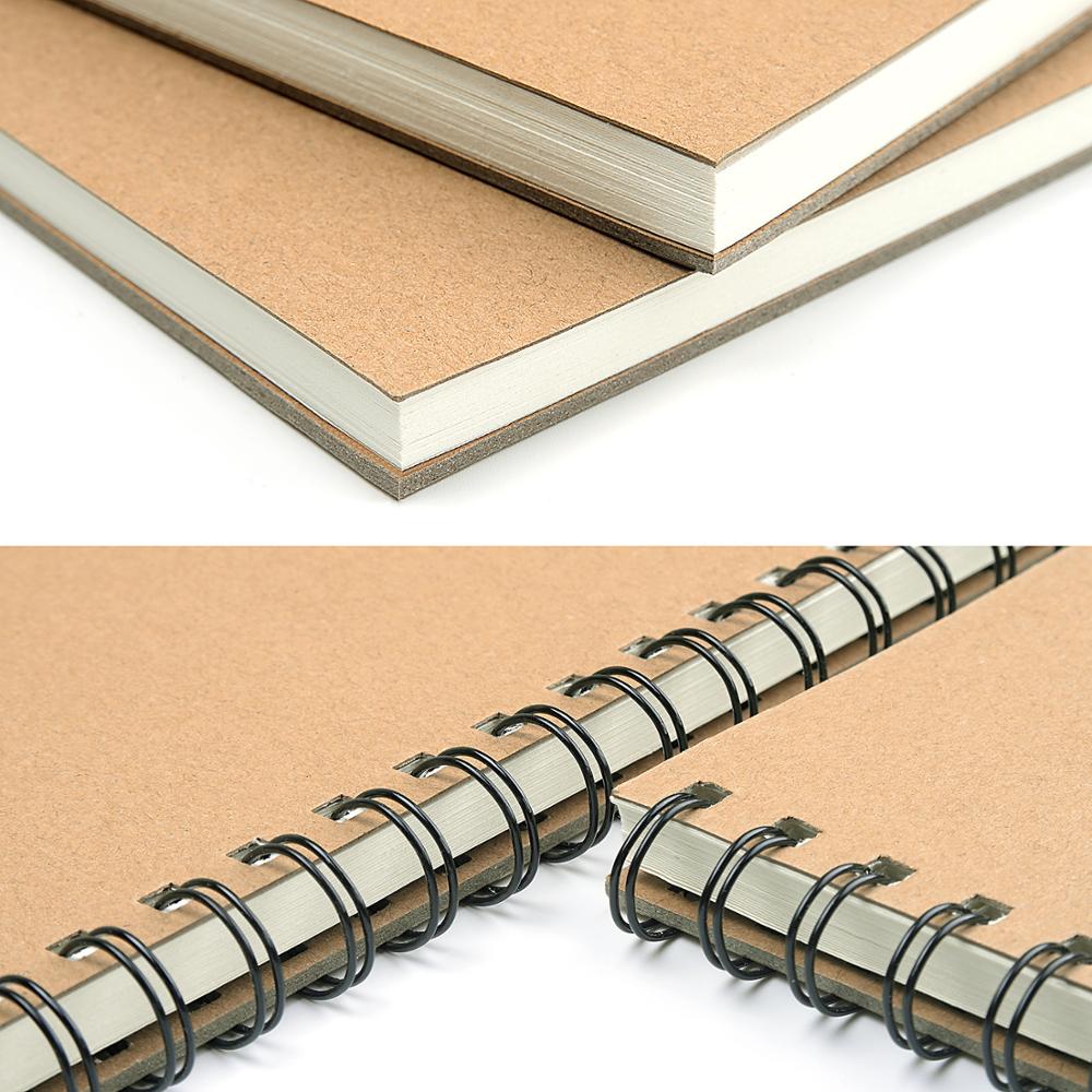 A4/A5 30 Sheets Sketch Book 160GSM Paper Spiral Binding Sketchbook For Student Watercolor Pencil Drawing Painting Art Supplies