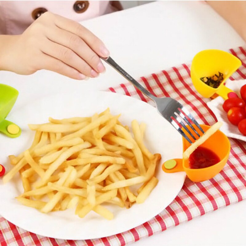 Mini caja de condimentos para ensalada, tarro de especias para comida, plato de especias, Bol, patatas fritas, bandeja de condimentos, salsa, plato para vinagre, inmersión, salsa, platillo