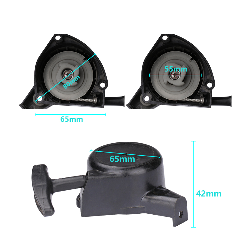 Xcan Grasmaaier Pull Terugslag Starterset Voor Tu26 Sproeier Bosmaaier 2-takt Motor Katrol Starter Tuin Elektrisch Gereedschap