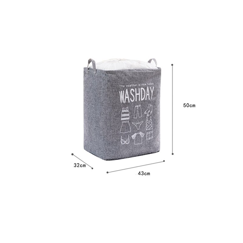 Katoen Linnen Kleding Opbergtas Trekkoord Garderobe Afwerking Zak Quilt Organizer Kleding Dampdichte Sorteren Tas Grote