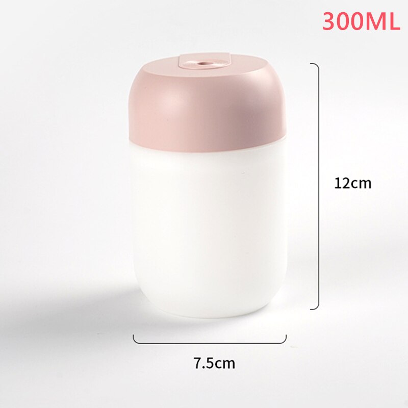 300ml Air Humidifier Aromatherapy Diffuser With Night Light Nebulizer Mist Maker For Home Essential Oil Diffuser