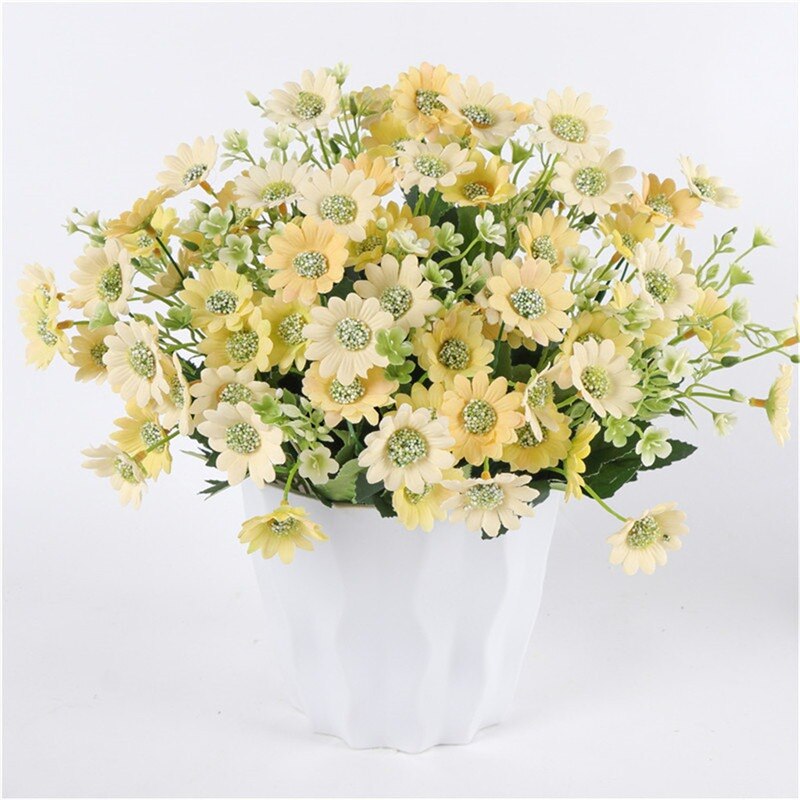 Bouquet de lilas artificielles, 20 têtes/Bouquet, fausses fleurs, toucher réel, pour décoration de mariage, fleurs décoratives pour la maison: 458183