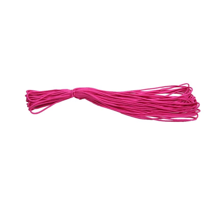 Paracord-Cuerda de paracaídas para acampar, cuerda de 2mm, 50 pies, 15M, núcleo de un soporte, cordones de cuerda, escalada, senderismo, accesorios al aire libre: Rojo