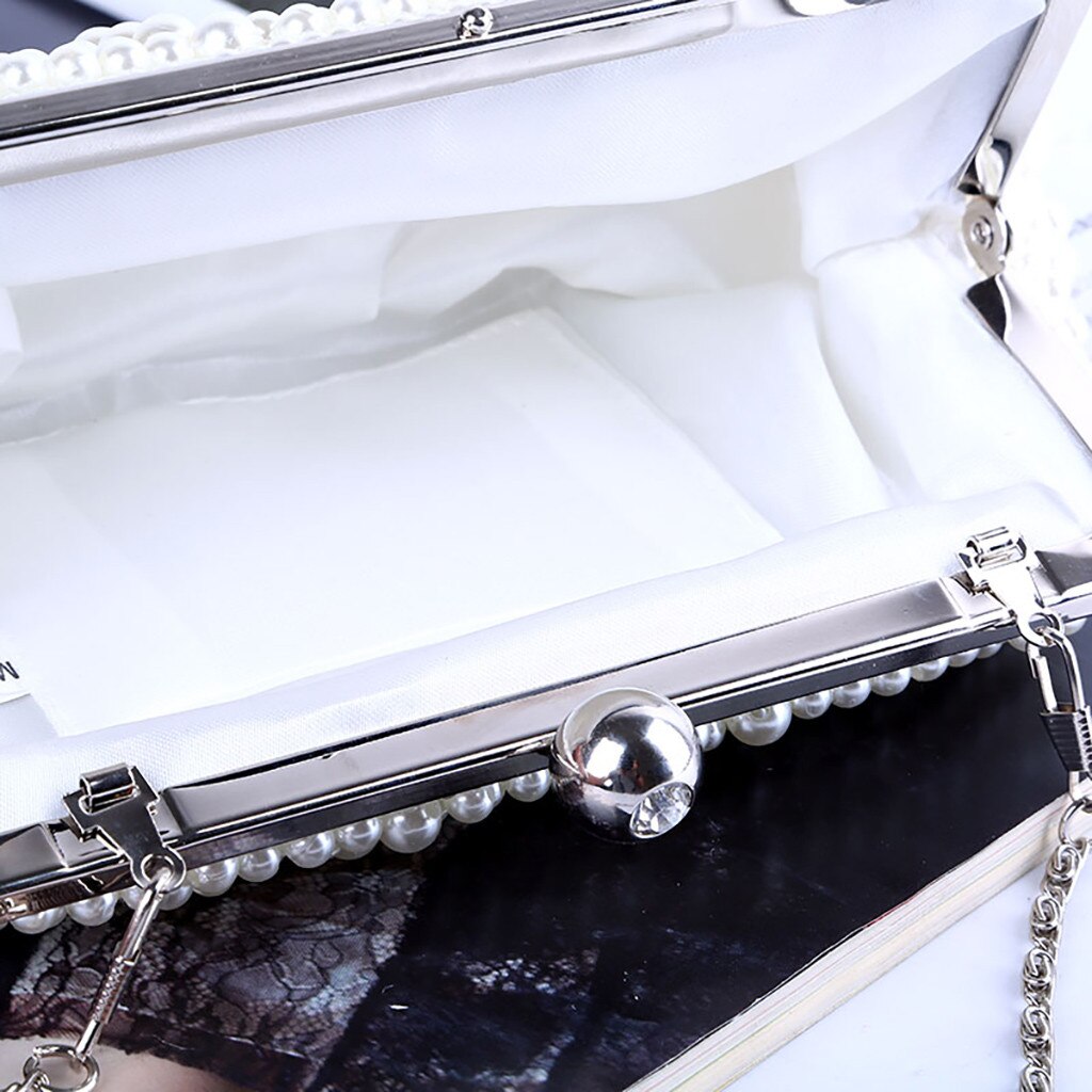 Ladies Clutch Bag Women Evening Party Wild Bag Evening Women Pear Evening Handmade Beaded Clutch Shoulder Cross Bags K612
