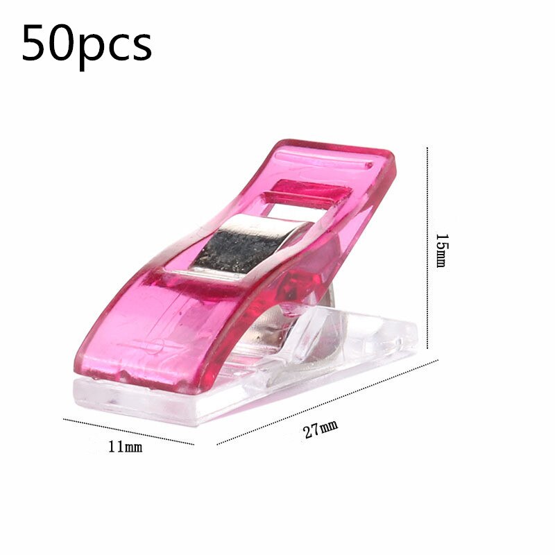 Sewing Clips DIY Patchwork Garment Clips Knitting Mixed Plastic Holder for Fabric Quilting Arts Crafts Clothing Accessories Tool: 1