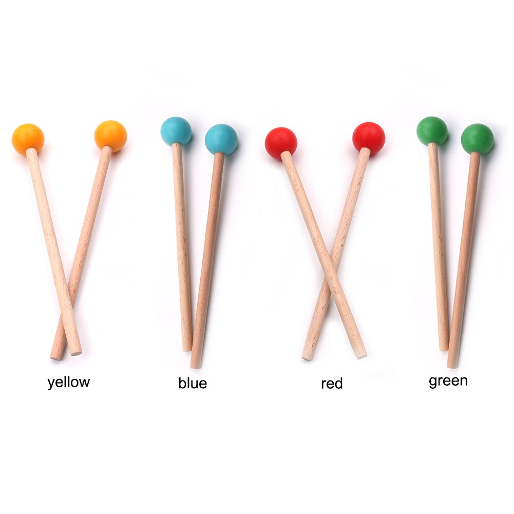 2pcs Tongue Drum Mallet Xylophone Marimba Drumstick Musical Percussion Instrument for Children Kids Adults