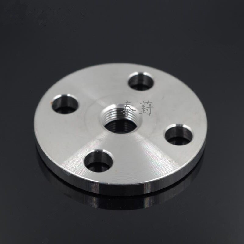 304 Stainless Steel PN10 Plated Flange Internal thread With Four Bolt Holes DN15 Flange