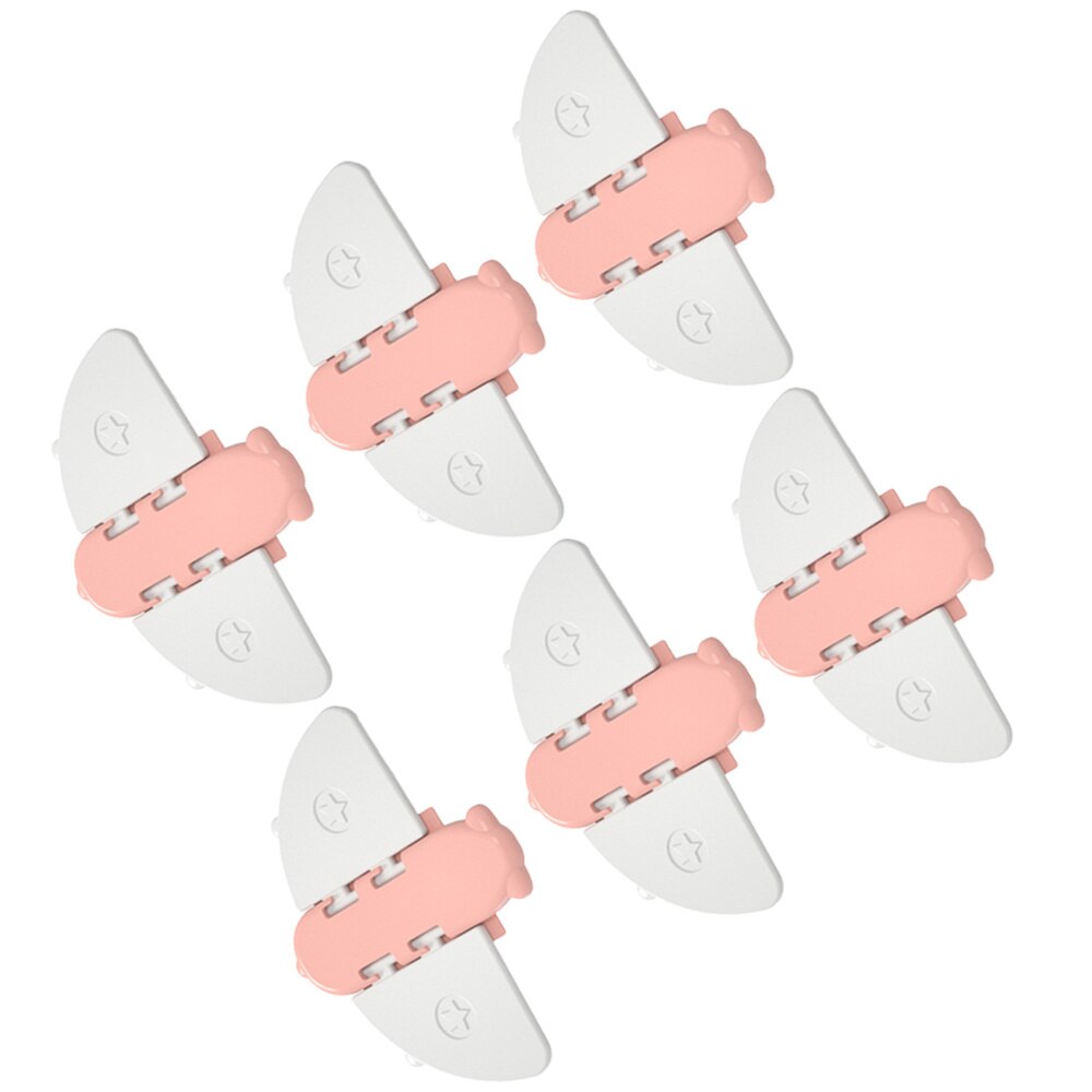 3pcs Sliding Glass Door Locks Sliding Window Safety Locks Anti-Theft Protection Buckle for Child Baby Home Window (Blue): Pink 1