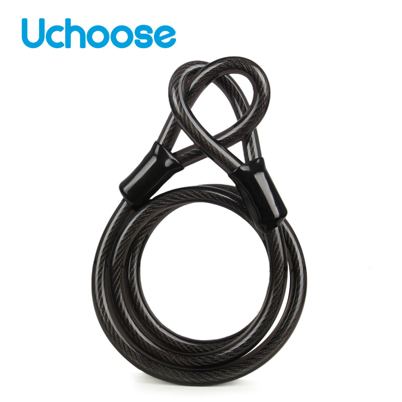 Candado antirrobo para bicicleta y moto en forma de U, accesorios prácticos para montar, candado de seguridad reforzado con llave, candado antirrobo: Rojo