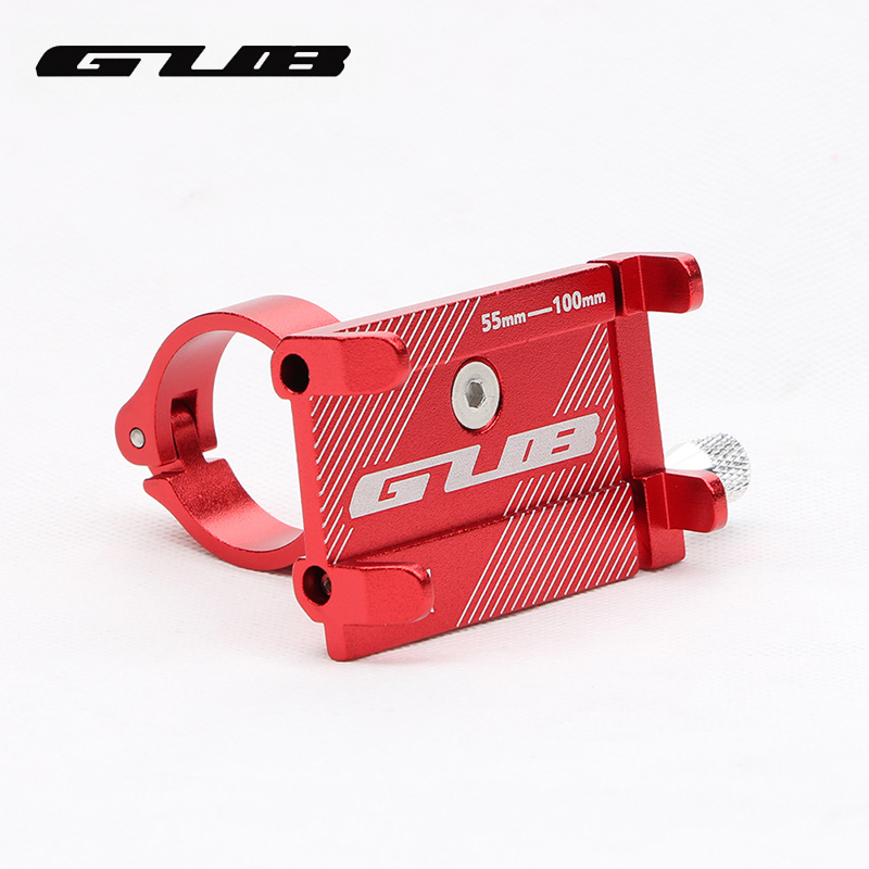 Gub G81 G-81 Aluminium Fiets Telefoon Stand Voor 3.5-6.2 Inch Smartphone Verstelbare Fiets Grips Ondersteuning Gps Telefoon Mount houder