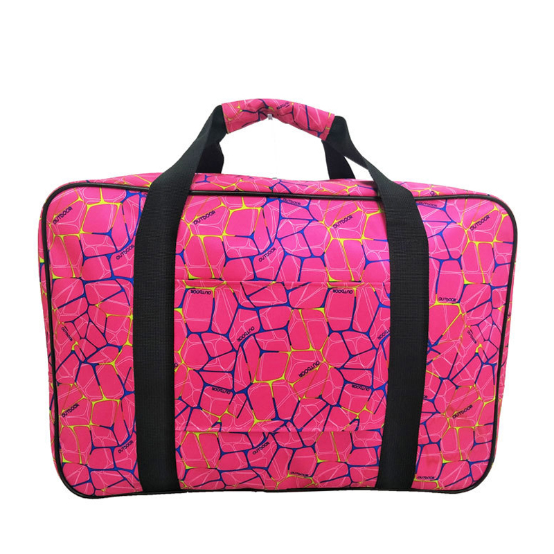 Sac fourre-tout en toile étanche grande capacité, sac de rangement, sacs à main portables de voyage, étui de rangement avec poches et poignée