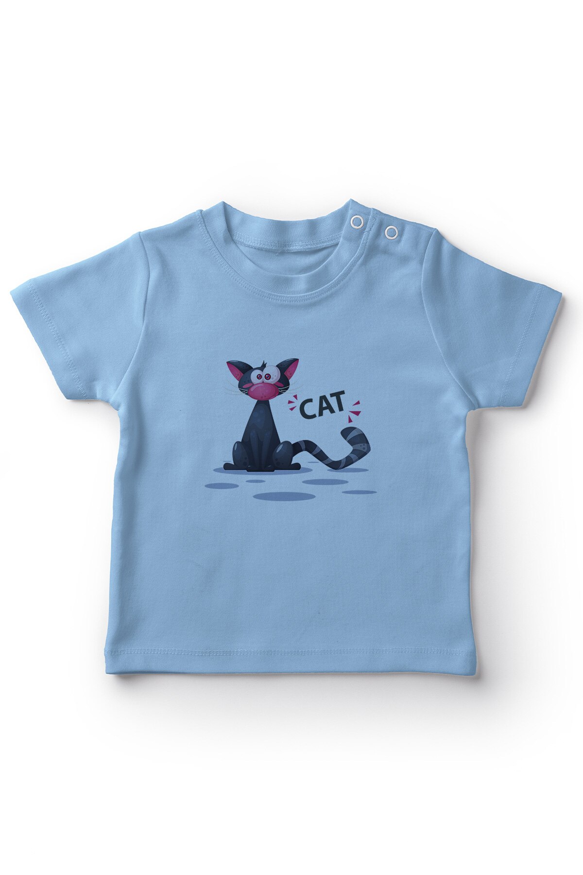 Angemiel bébé Clown orteil chat bébé garçon T-Shirt bleu