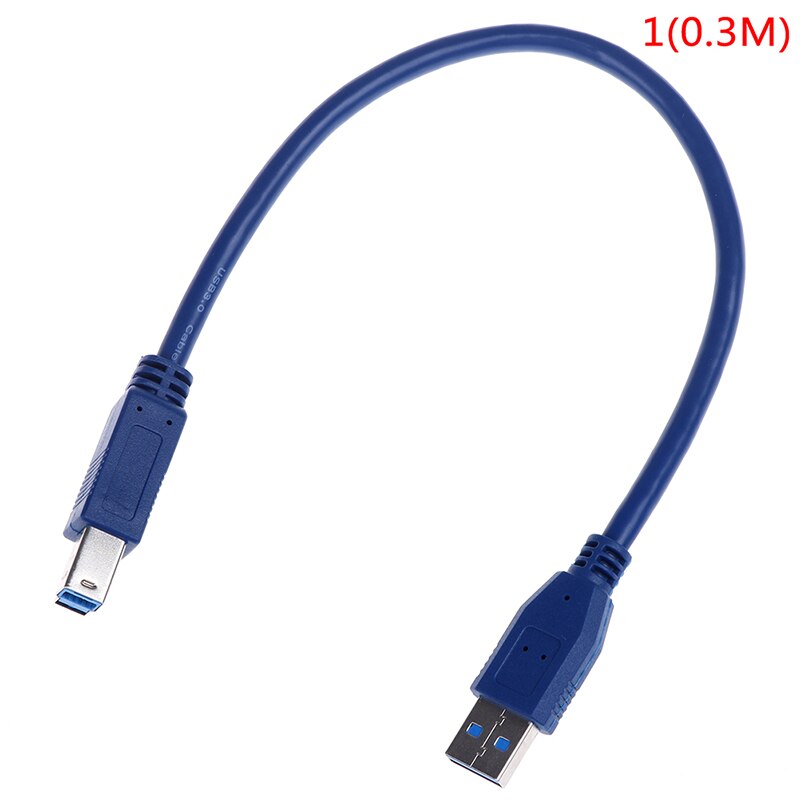 Neue USB 3,0 A Stecker BIN zu USB 3,0 B Typ Männlichen BM Verlängerung Drucker Draht Kabel USB 3,0 Kabel für Drucker Abendessen Geschwindigkeit