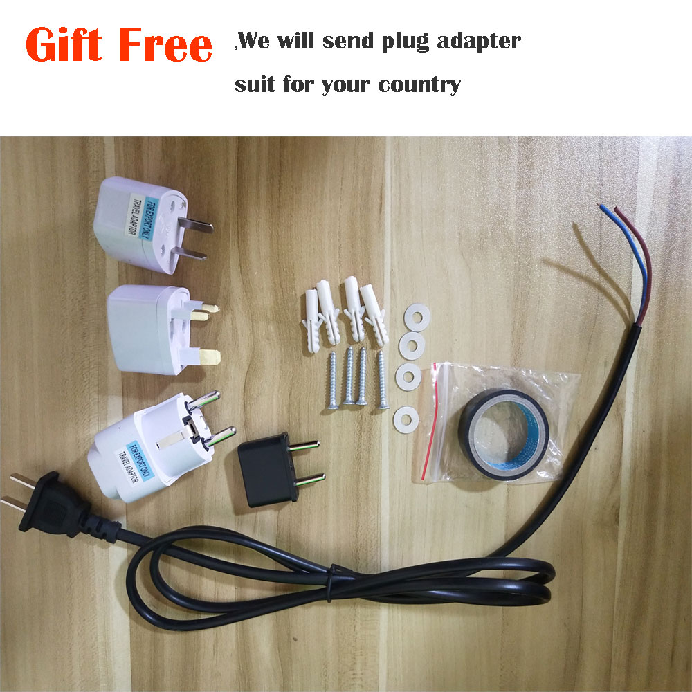 7.48inch Ventilator Extractor Wall Mounted 220V Exhaust Fan 45WLow Noise Home Bathroom Kitchen Garage Air Vent Ventilation