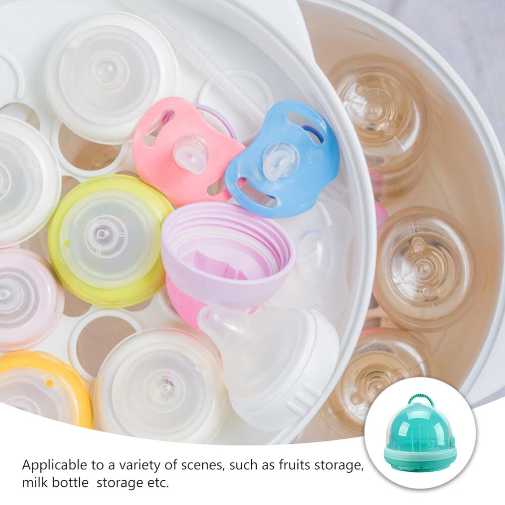 Portable bébé lait bouteille mallette de rangement bouteille boîte vaisselle conteneur égouttoir