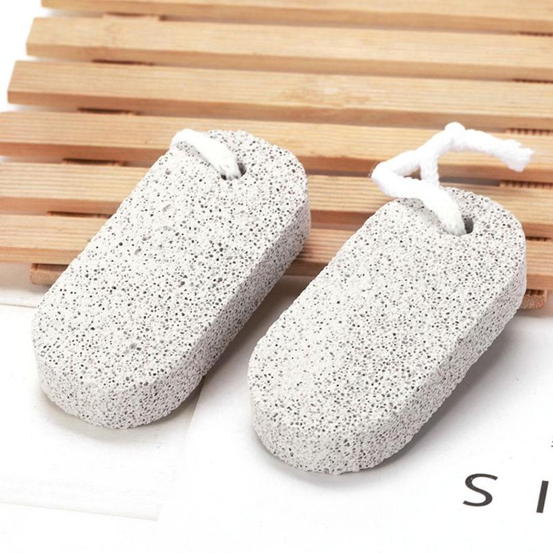 Beauty Heel Cuticle Scraper Cutter Foot Care Natural Pumice Stone Foot File Scruber Hard Skin Remover Pedicure Brush Bathroom