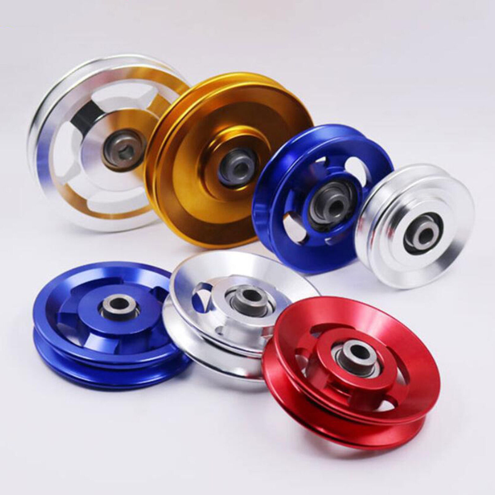 Bearing Pulley Wheel Cable Gym Equipment Parts, Aluminium Alloy, Sturdy and Durable