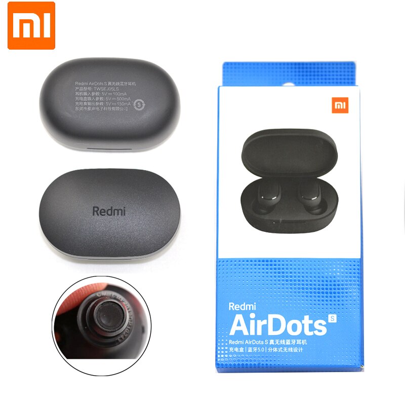 Originele Xiaomi Redmi Airdots S Tws Draadloze Koptelefoon Bluetooth Redmi Airdots Mi True Draadloze Headset Met Microfoon Ruisonderdrukking: Rdemi Airdots s