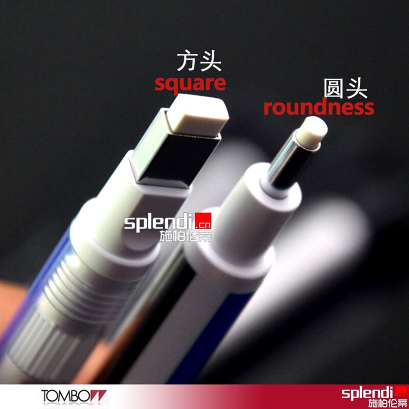 TOMBOW mono Zero Ultrafine Pencil Rubber Perfect Revise Details/Highlight For Manga Round/SquareToe Elastone Eraser