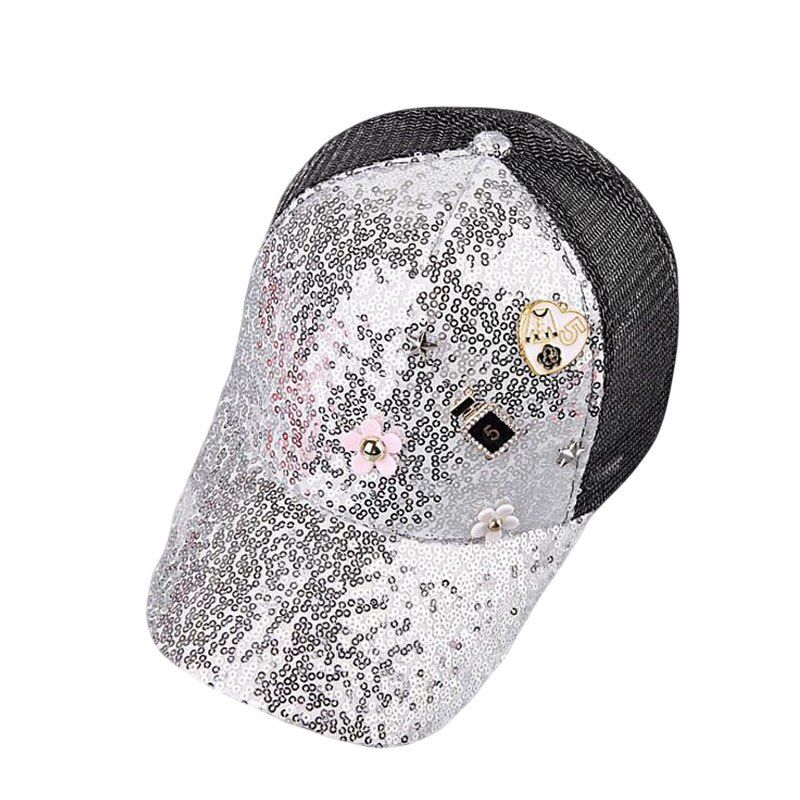 BINGYUANHAOXUAN Zomer Mesh Hoed Kind Baseball Cap Snapback Hoed Voor Jongen Snapback Caps Bling Bling Hip Hop Hoed Zon cap