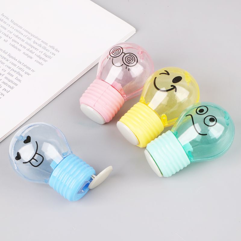 Mini ampoule mécanique taille-crayon papeterie bureau étudiant fournitures scolaires enfants