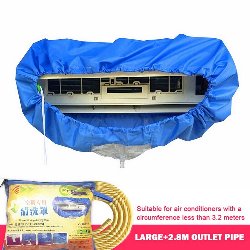 Cubierta de limpieza de aire acondicionado, herramienta de limpieza de aire acondicionado, bolsa de agua-1: L with 2.8m tube