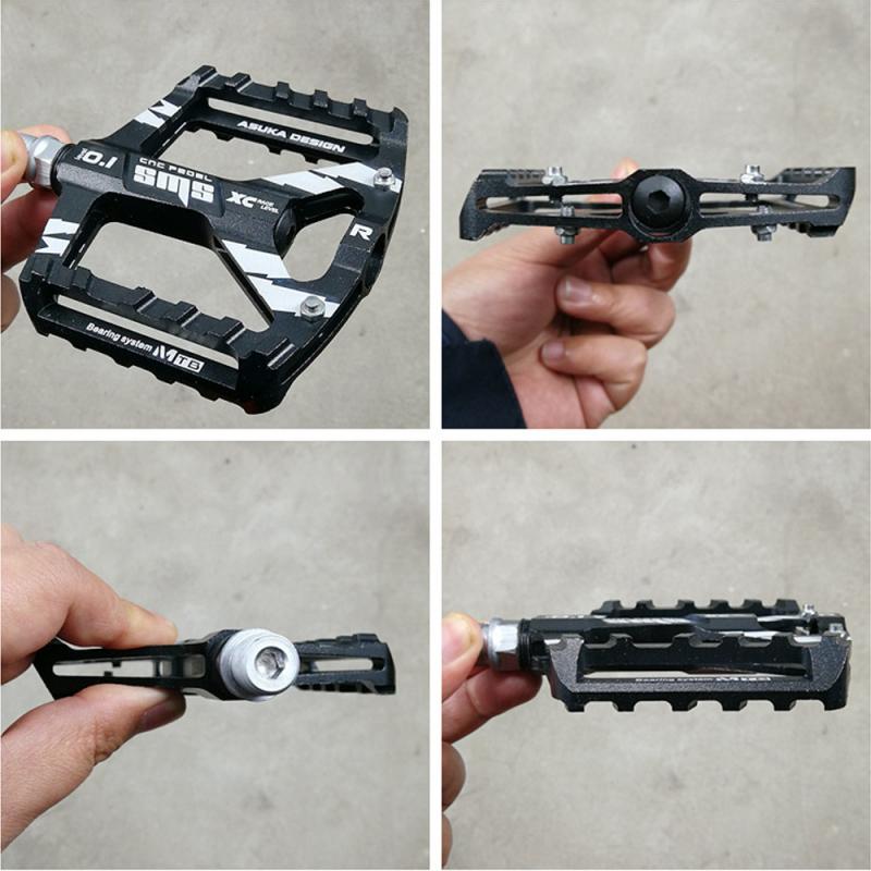 Pedais de bicicleta plana mtb rolamentos estrada pedais mtb mountain bike ciclismo pedais de largura acessórios da bicicleta parte livramento dropshipping