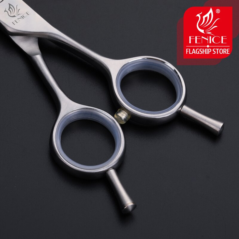 Fenice pet dog grooming scissors curved shears 7.5 inch silver stainless steel curved scissors