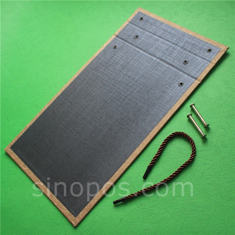 Swatch StackBook Cover A4, fabric samples cards holder textile material collection stack book leather flip fold display binder