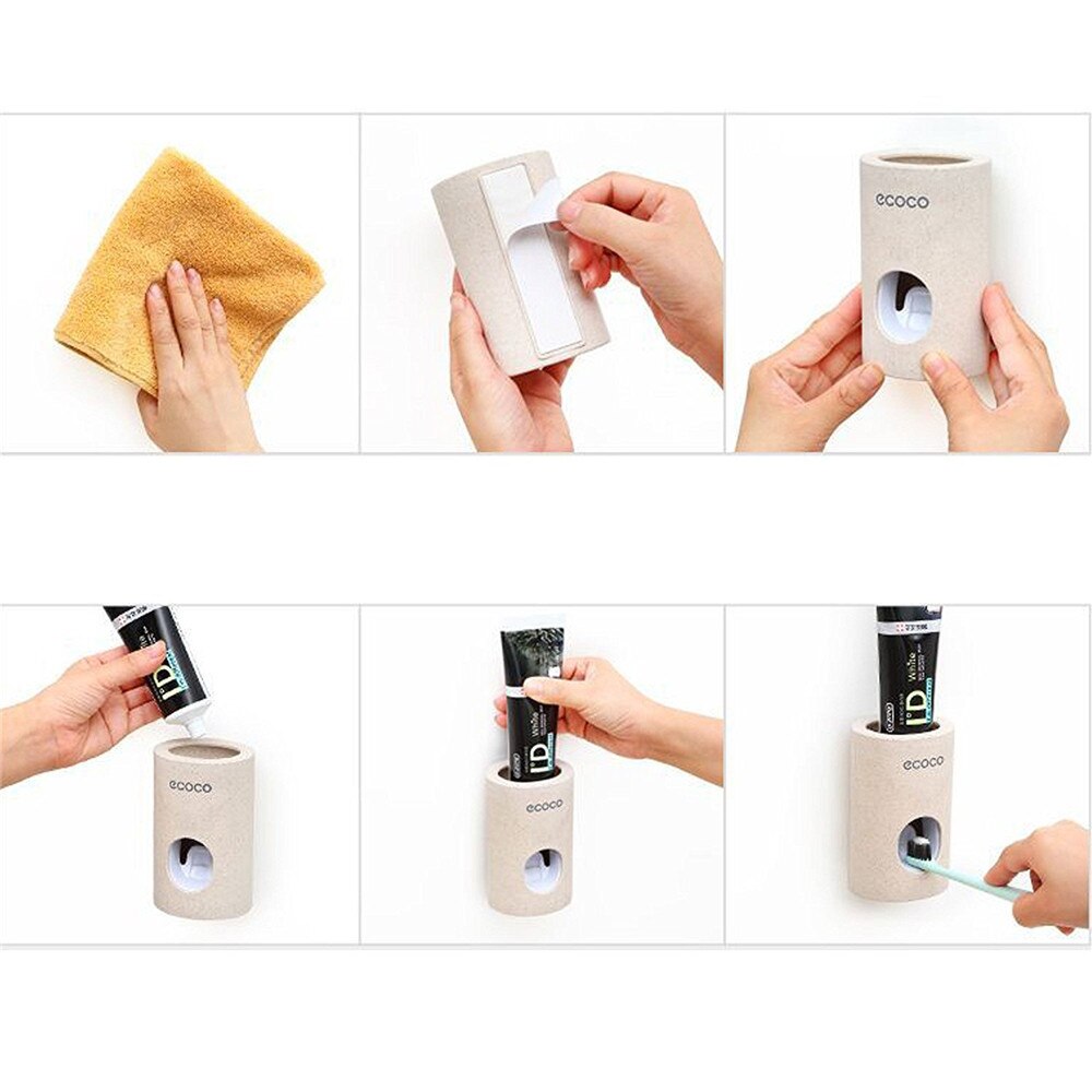 De Plank Automatische Auto Squeezer Tandpasta Dispenser Hands Free Squeeze Out