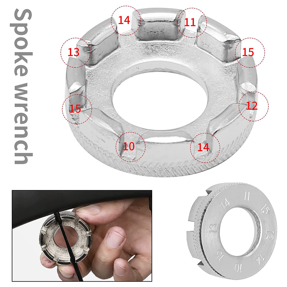 1PCS Fiets Spaaksleutel Gereedschap Racefiets Spaken Sleutel Fietsen Gereedschap Stalen Wielen Tool MTB Fiets Reparatie Remover fiets Accessoires
