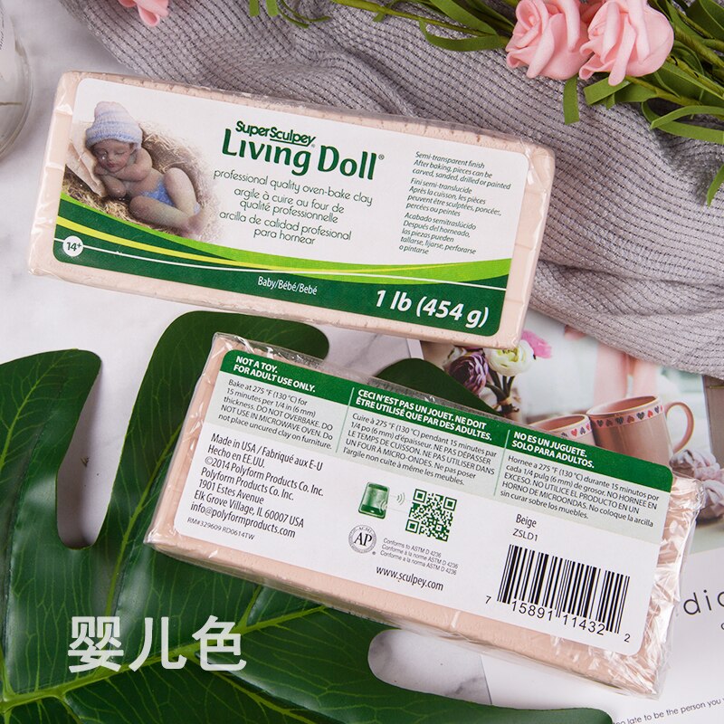 454G/227G Sculpey Baby Pop Kleur Klei Klei Leven Pop Zachte Klei Polymeer Klei Klei Diy Hand made Polymer Clay Modeling