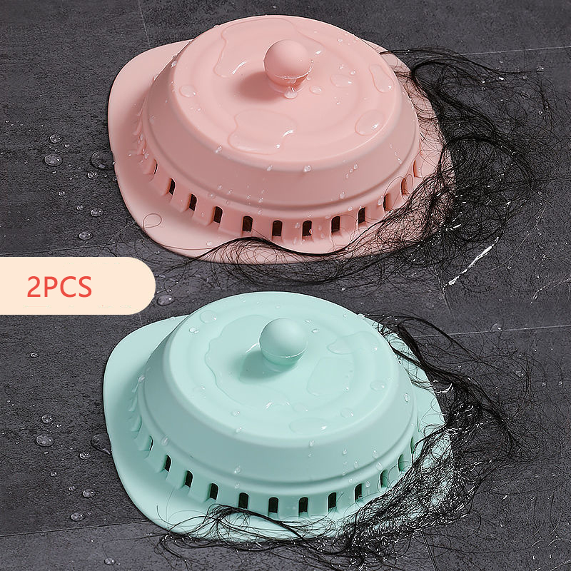 Juego de filtro de Gel de sílice para fregadero de baño, cubierta de drenaje de suelo de ducha Universal, evita la obstrucción del cabello, desodorante, accesorios de cocina: 3 style set