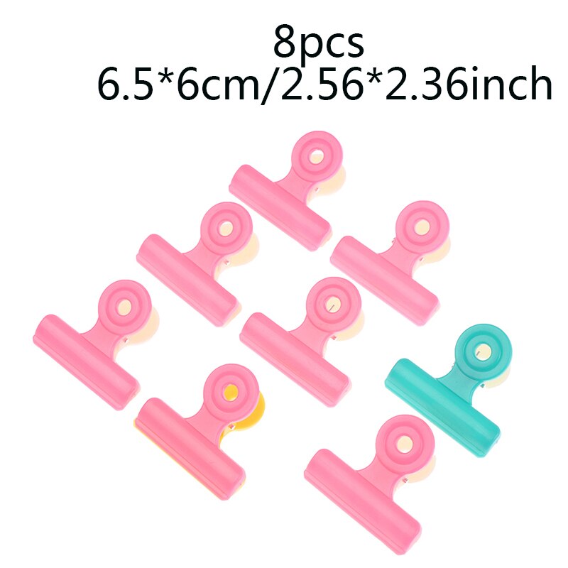 Multifunction Bag Chip Clips Fresh Food Clips Photo File Clamps Air Tight Seal Grip: L